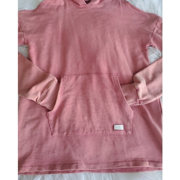 Girls Pink Cold Shoulder Hoodie - Picture 4 of 10